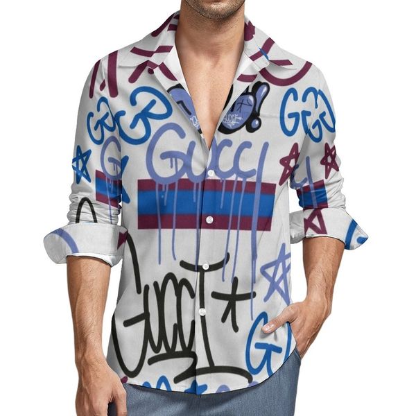 luxurys designers mens dress shirts casual men long sleeve brand cotton shirt men plus size slim fit homme print long sleeve mens clothing, White;black
luxurys designers mens dress shirts casual men long sleeve brand cotton shirt men plus size slim fit homme print long sleeve mens clothing, White;black