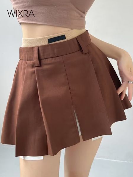 skirts wixra women a line mini pleated skirt patchwork high waist split back zipper streetwear spring summer bottom 230508, Black
skirts wixra women a line mini pleated skirt patchwork high waist split back zipper streetwear spring summer bottom 230508, Black