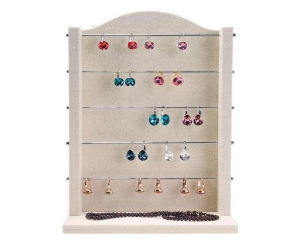 high grade linen earrings ring bracelet jewelry display stand holder rack five layer metal necklace storage organizer boards4583794, Black;white
high grade linen earrings ring bracelet jewelry display stand holder rack five layer metal necklace storage organizer boards4583794, Black;white