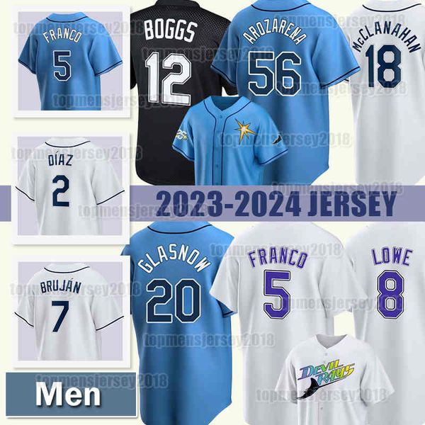 56 randy arozarena baseball jersey wander franco 12 wade boggs tampa bay shane mcclanahan ryan thompson tyler glasnow josh brandon lowe rays, Blue;black
56 randy arozarena baseball jersey wander franco 12 wade boggs tampa bay shane mcclanahan ryan thompson tyler glasnow josh brandon lowe rays, Blue;black