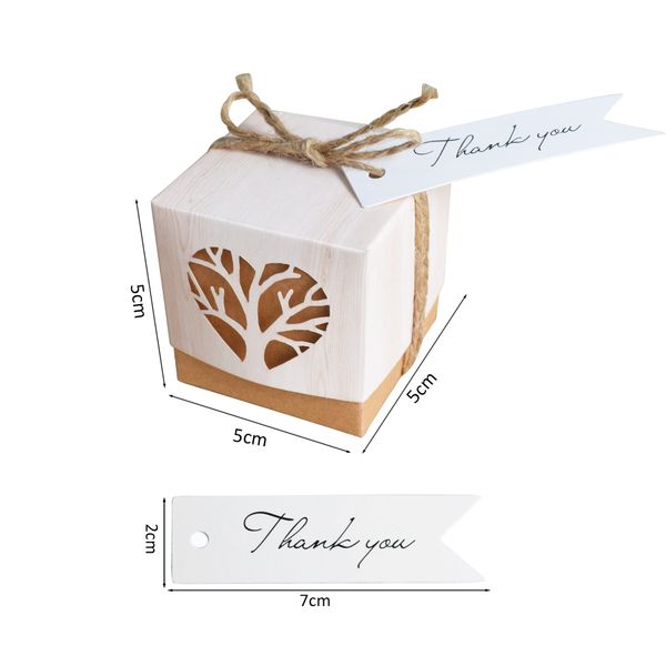 100pcs hollow tree candy box kraft paper with tag gift wrap wedding anniversary event party favors sugar packing b0338
100pcs hollow tree candy box kraft paper with tag gift wrap wedding anniversary event party favors sugar packing b0338