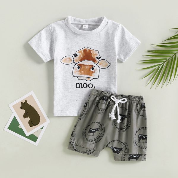 infant boys cartoon clothing sets summer baby cow printed short sleeve t-shirt draw rope shorts casual clothes suit toddler casual outfits s, White
infant boys cartoon clothing sets summer baby cow printed short sleeve t-shirt draw rope shorts casual clothes suit toddler casual outfits s, White