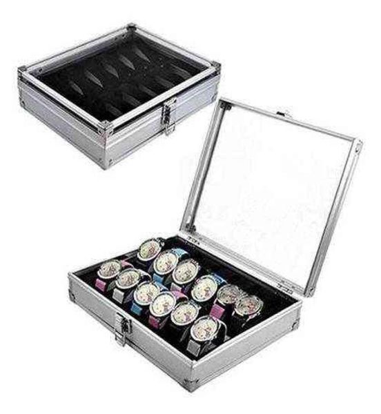612 grid slots wrist watch box metal case display storage holder organizer watch case jewelry dispay watch box h22051222496, Black;white
612 grid slots wrist watch box metal case display storage holder organizer watch case jewelry dispay watch box h22051222496, Black;white