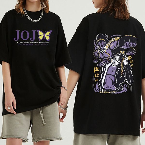 men s t shirts japanese anime bizarre adventure printed short sleeve t shirt jotaro star platinum manga shirts 230508, White;black
men s t shirts japanese anime bizarre adventure printed short sleeve t shirt jotaro star platinum manga shirts 230508, White;black