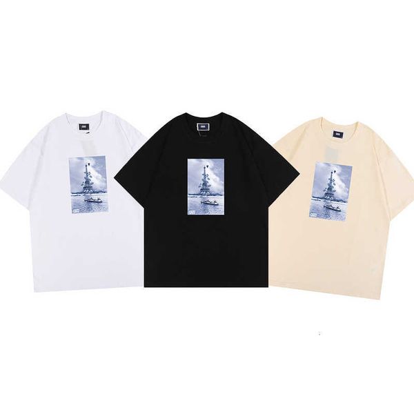 men's t-shirt kitt paris tower printing city limited men and women loose round neck summer street popular short sleeve t, White;black
men's t-shirt kitt paris tower printing city limited men and women loose round neck summer street popular short sleeve t, White;black