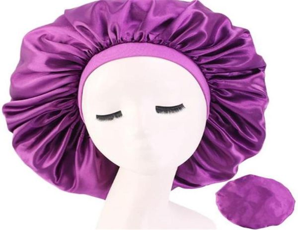 solid satin bonnet hair styling cap long hair care women night sleep hat silk head wrap shower cap styling tool whole8368799, Blue;gray
solid satin bonnet hair styling cap long hair care women night sleep hat silk head wrap shower cap styling tool whole8368799, Blue;gray