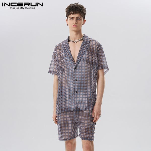 men's tracksuits incerun handsome men's leisure vacation sets long sleeve suit coat shorts stylish well fitting plaid printed two, Gray
men's tracksuits incerun handsome men's leisure vacation sets long sleeve suit coat shorts stylish well fitting plaid printed two, Gray