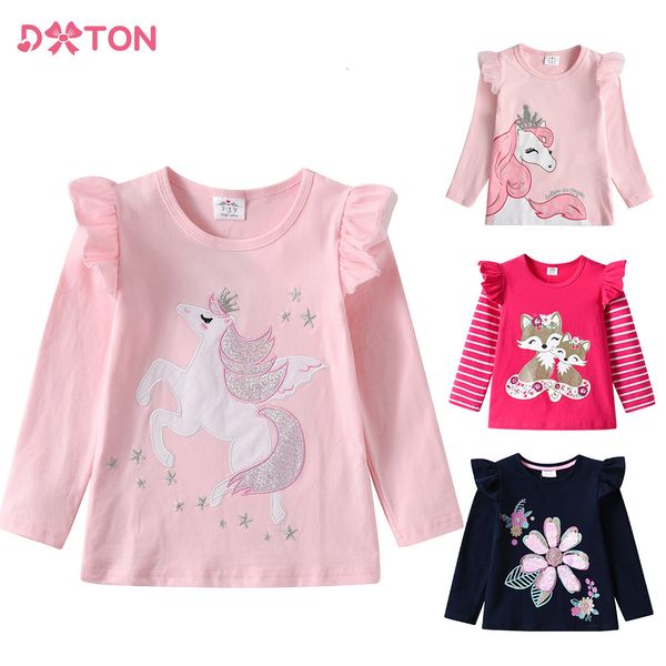 t-shirts dxton kids unicorn cartoon t shirt girls clothes long sleeve tee spring casual wear toddlers pink tees children clothing 230508, Blue
t-shirts dxton kids unicorn cartoon t shirt girls clothes long sleeve tee spring casual wear toddlers pink tees children clothing 230508, Blue