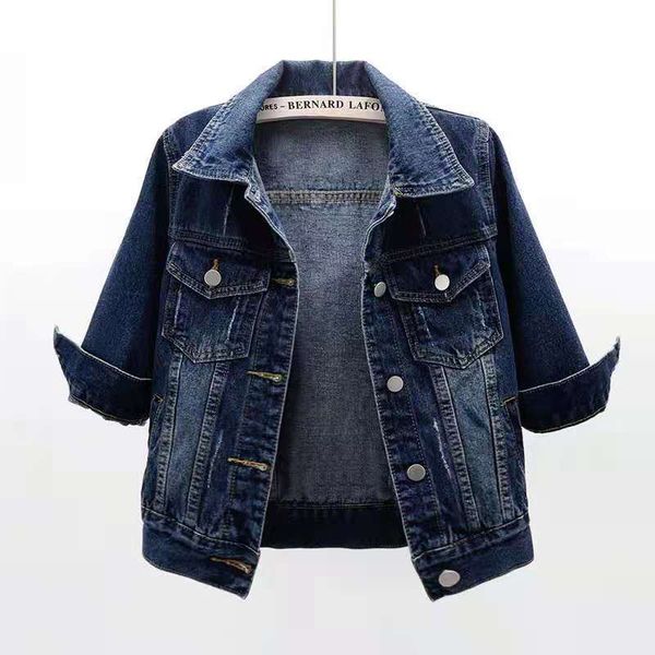 women's jackets denim jacket women three quarter sleeves jean jacket woman comfortable denim coat chaqueta vaquera mujer veste jeans fe, Black;brown
women's jackets denim jacket women three quarter sleeves jean jacket woman comfortable denim coat chaqueta vaquera mujer veste jeans fe, Black;brown