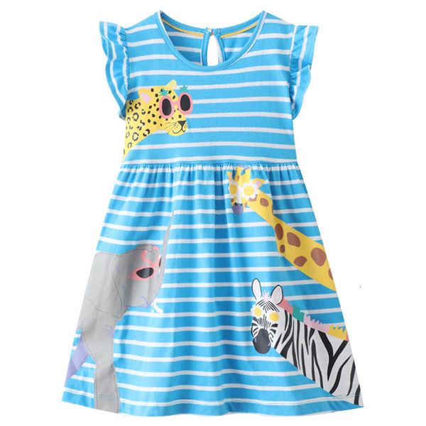 girl s dresses jumping meters summer princess girls stripe animals print selling sleeveless toddler birthday frocks costume kids 230508, Red;yellow
girl s dresses jumping meters summer princess girls stripe animals print selling sleeveless toddler birthday frocks costume kids 230508, Red;yellow