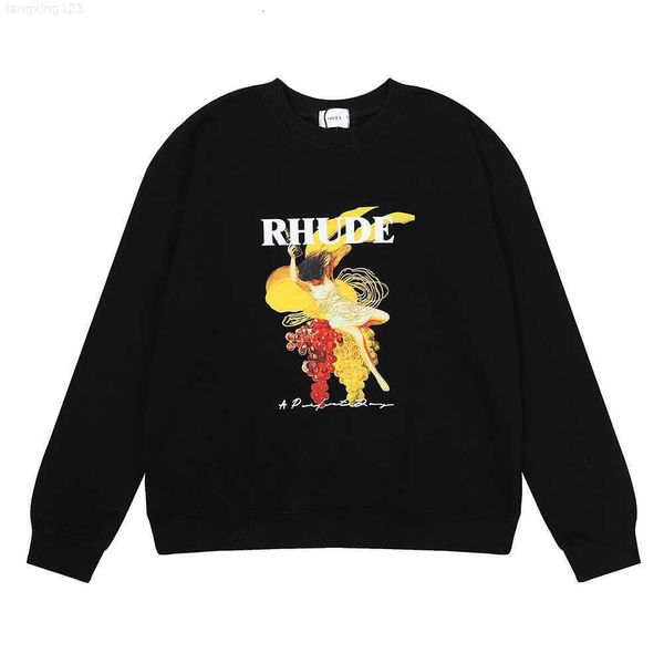 fashion rhude angel with gods help hd printed long sleeve tee cotton terry loose sweater hooded jackets coats, Black
fashion rhude angel with gods help hd printed long sleeve tee cotton terry loose sweater hooded jackets coats, Black