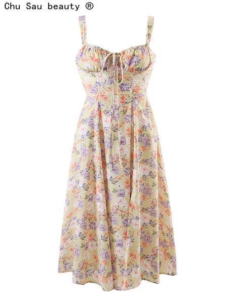 party dresses 2023 spring summer vintage women chic lace up slim hollow backless slit floral square collar strap long midi dress 230508, White;black
party dresses 2023 spring summer vintage women chic lace up slim hollow backless slit floral square collar strap long midi dress 230508, White;black