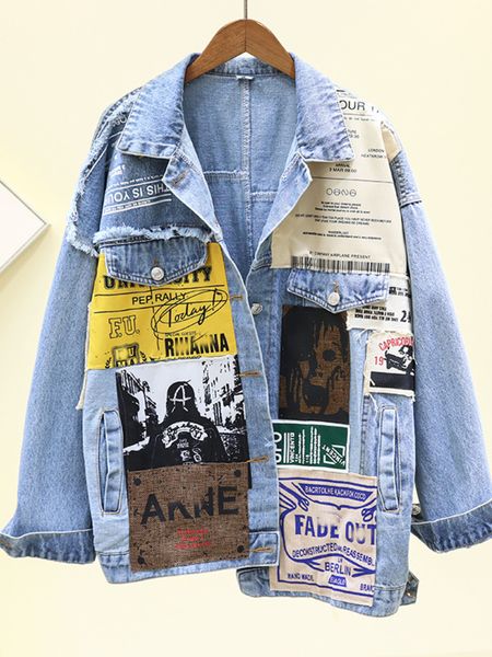 men s jackets vintage full sleeve appliques spaper pattern large size black denim leisure trend coat autumn jeans 230508, Black;brown
men s jackets vintage full sleeve appliques spaper pattern large size black denim leisure trend coat autumn jeans 230508, Black;brown