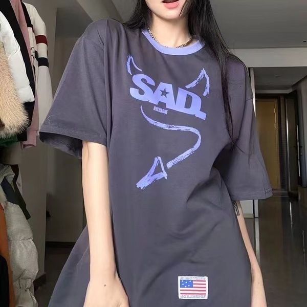 women s t shirt street leisure y2k summer clothing t shirt alphabet devil loose short sleeve harajuku style three dimensional wings 230508, White
women s t shirt street leisure y2k summer clothing t shirt alphabet devil loose short sleeve harajuku style three dimensional wings 230508, White