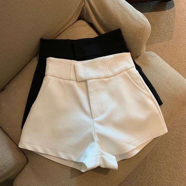 womens shorts white tailored trousers short casual high waist black pants women wide leg bottom y2k streetwear ropa mujer 230506, White;black
womens shorts white tailored trousers short casual high waist black pants women wide leg bottom y2k streetwear ropa mujer 230506, White;black