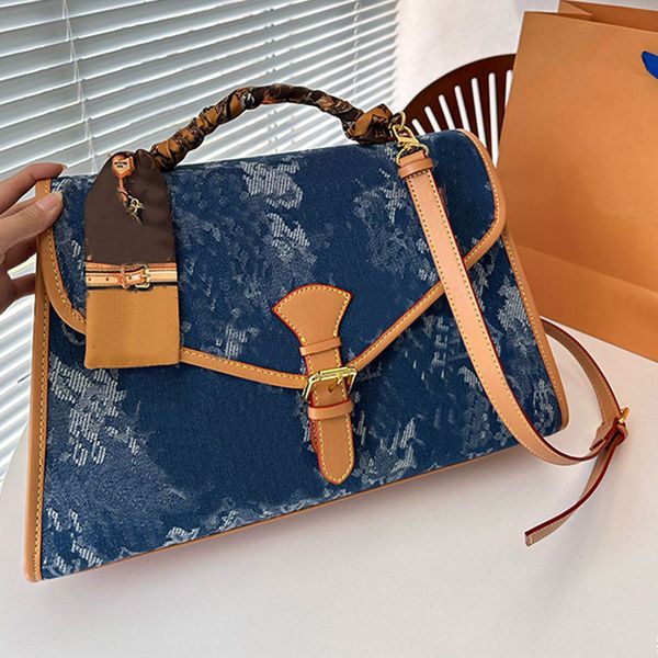 denim tote bag shopping handbags bucket bags crossbody handbags zipper inner pocket adjustable strap fashion letter scarves large capacity
denim tote bag shopping handbags bucket bags crossbody handbags zipper inner pocket adjustable strap fashion letter scarves large capacity