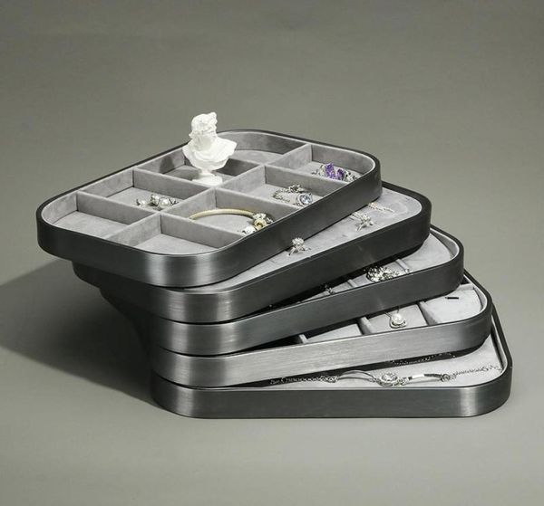 jewelry pouches bags design gray color metal props tray for ring earring necklace organizer storage box bracelet holder display2002989, Pink;blue
jewelry pouches bags design gray color metal props tray for ring earring necklace organizer storage box bracelet holder display2002989, Pink;blue