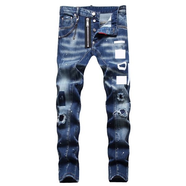 jeans men mens jean hip hop pants street trend zipper chain decoration ripped rips stretch black fashion slim fit washed motocycle denim pan, Blue
jeans men mens jean hip hop pants street trend zipper chain decoration ripped rips stretch black fashion slim fit washed motocycle denim pan, Blue