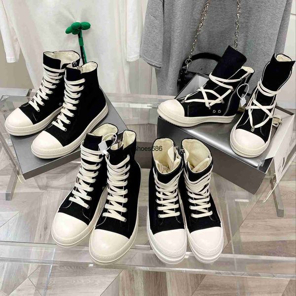designer luxury ro canvas shoes rick men women high-boots owen low-sneakers casual shoes platform trainers with box size 36-45, Black
designer luxury ro canvas shoes rick men women high-boots owen low-sneakers casual shoes platform trainers with box size 36-45, Black