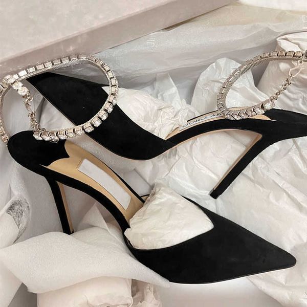 sandals elegant wedding shoes woman ankle strap sandals jewel thin heels brideshoes pointed toe high slingback pumps 230423, Black
sandals elegant wedding shoes woman ankle strap sandals jewel thin heels brideshoes pointed toe high slingback pumps 230423, Black