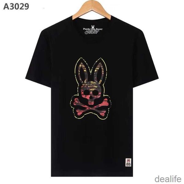 psycho bunny 23 summer tshirt new trend brand fashion skeleton rabbit embroidery print short sleeve trendy versatile t-shirt pure cotton men, White;black
psycho bunny 23 summer tshirt new trend brand fashion skeleton rabbit embroidery print short sleeve trendy versatile t-shirt pure cotton men, White;black