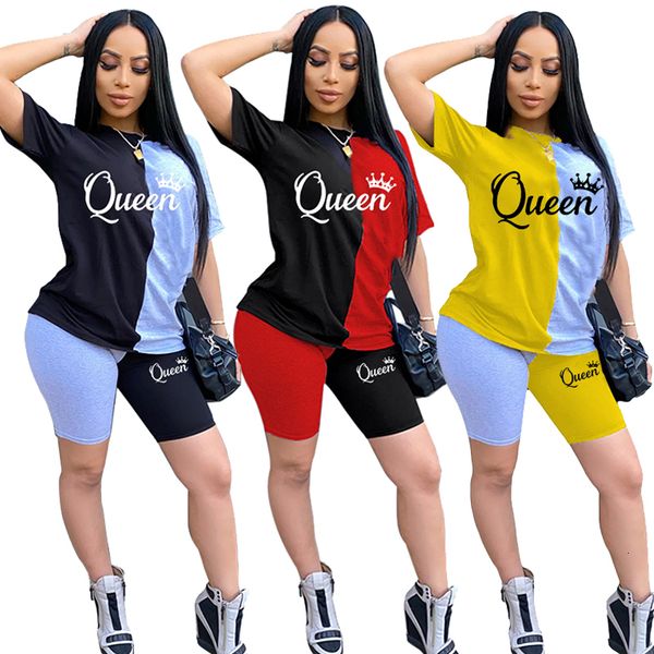 women's tracksuits summer fashion women stitching queen print tracksuit 2 piece set woman sports suit summer outfit 230508, Gray
women's tracksuits summer fashion women stitching queen print tracksuit 2 piece set woman sports suit summer outfit 230508, Gray
