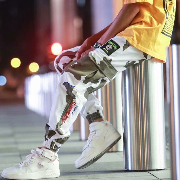 men s pants camouflage streetwear hip hop sweatpants joggers trousers male spring cargo with pockets 230508, Black
men s pants camouflage streetwear hip hop sweatpants joggers trousers male spring cargo with pockets 230508, Black