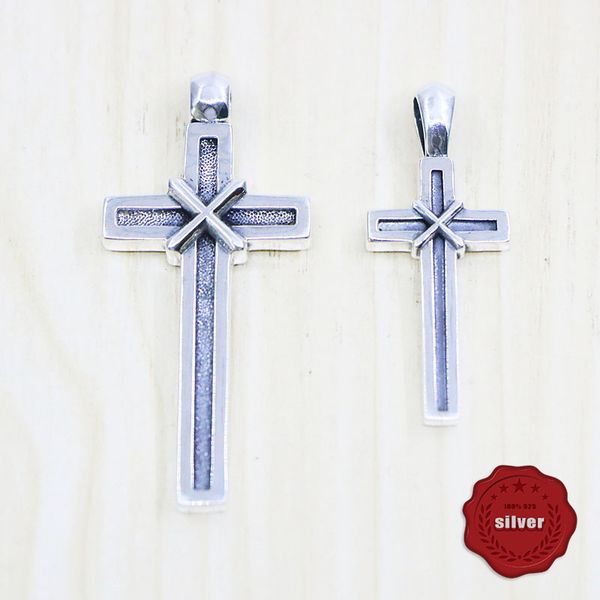 10044 fashion s925 sterling silver retro cross flower pendant net red couple creative letter personalized classic punk hip hop style
10044 fashion s925 sterling silver retro cross flower pendant net red couple creative letter personalized classic punk hip hop style
