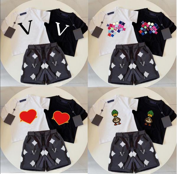 boys girls short sets summer kids tracksuits casual letter baby girls kid t shirts pants with letters children short sleeve set multi style, White
boys girls short sets summer kids tracksuits casual letter baby girls kid t shirts pants with letters children short sleeve set multi style, White