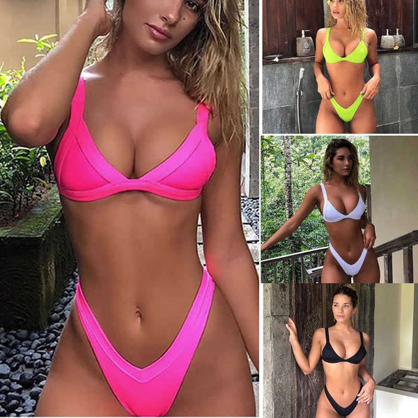 2023 new solid split for women good hand feeling seduction and swimdress bikinis low waist, Black
2023 new solid split for women good hand feeling seduction and swimdress bikinis low waist, Black