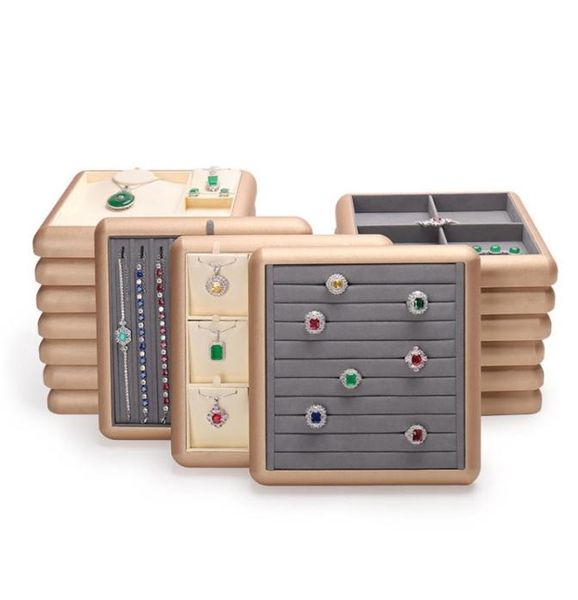 new woven pattern pu leather jewelry tray multifunction set display rack ring necklace bracelet display tray counter safe storage6815721, Black
new woven pattern pu leather jewelry tray multifunction set display rack ring necklace bracelet display tray counter safe storage6815721, Black