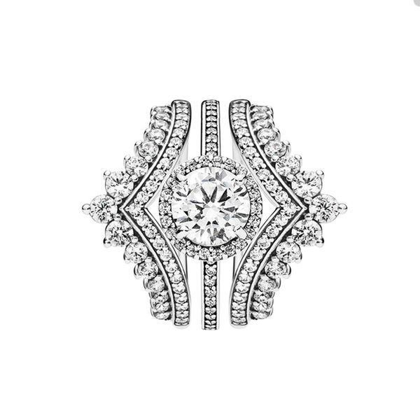 princess wishbone ring set for pandora 925 sterling silver party jewelry rings for women girlfriend gift crystal diamond luxury wedding ring, Slivery;golden
princess wishbone ring set for pandora 925 sterling silver party jewelry rings for women girlfriend gift crystal diamond luxury wedding ring, Slivery;golden