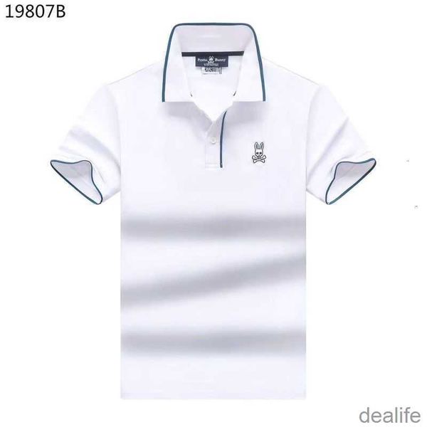 23 summer new psycho t shirt cartoon skull rabbit embroidered polo collar solid bunny trendy men's short sleeve oamn, White;black
23 summer new psycho t shirt cartoon skull rabbit embroidered polo collar solid bunny trendy men's short sleeve oamn, White;black