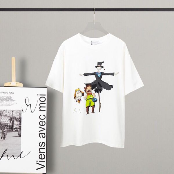 2023ss spring and summer trend fashion short-sleeved t-shirt jacquard loose casual women's men's black white u837s, Black;brown
2023ss spring and summer trend fashion short-sleeved t-shirt jacquard loose casual women's men's black white u837s, Black;brown