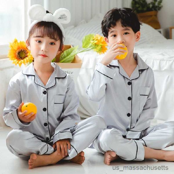 pajamas childrens kids pyjamas silk satin pant spring summer long sleeve sleepwear nightwear girls boys pajama sets teen pajamas, Blue;red
pajamas childrens kids pyjamas silk satin pant spring summer long sleeve sleepwear nightwear girls boys pajama sets teen pajamas, Blue;red