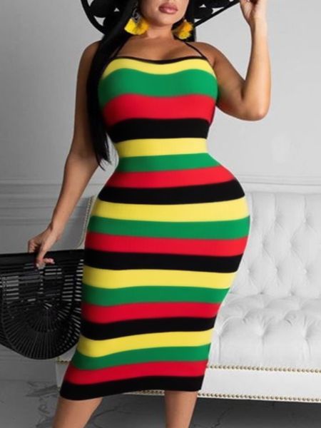 plus size dresses lw size striped backless color contrast sleeveless mid calf wrapped skirt rainbow overalls boho maxi 230506, Black
plus size dresses lw size striped backless color contrast sleeveless mid calf wrapped skirt rainbow overalls boho maxi 230506, Black