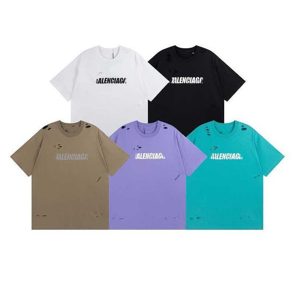version paris. classic letter printed readymade garment washed old cut short sleeve t-shirt, White
version paris. classic letter printed readymade garment washed old cut short sleeve t-shirt, White