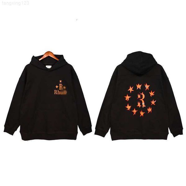 22 rhude autumn and winter men's high street fashion design sense minority rib knitted cotton black hoodie
22 rhude autumn and winter men's high street fashion design sense minority rib knitted cotton black hoodie