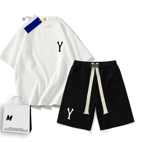 2023 designer men's sportswear summer new sportswear two-piece sports tide brand couple short sleeve t-shirt, Gray
2023 designer men's sportswear summer new sportswear two-piece sports tide brand couple short sleeve t-shirt, Gray
