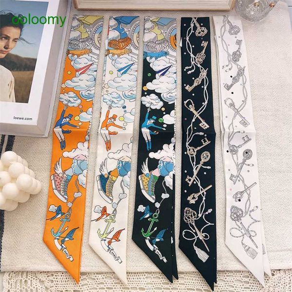 hemres designer cravat cloud versatile dot key twill scarf binding bag handle long small silk ribbon real, Black;purple
hemres designer cravat cloud versatile dot key twill scarf binding bag handle long small silk ribbon real, Black;purple