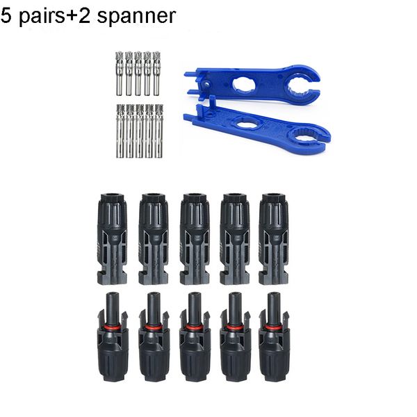 5 pairs solar connector with spanner 30a 1000v pv connector solar panel branch cable pvoltaic systems ip67 waterproof
5 pairs solar connector with spanner 30a 1000v pv connector solar panel branch cable pvoltaic systems ip67 waterproof