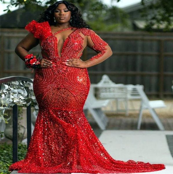 2023 may aso ebi mermaid red prom dress beaded sequined lace evening formal party second reception birthday engagement gowns dress robe de s, Black
2023 may aso ebi mermaid red prom dress beaded sequined lace evening formal party second reception birthday engagement gowns dress robe de s, Black