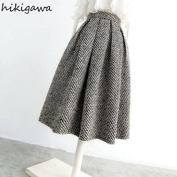 skirts faldas mujer de moda fashion tweed high waist skirts for women elegant jupe korean vintage a-line pleated skirt winter clothes 230508, Black
skirts faldas mujer de moda fashion tweed high waist skirts for women elegant jupe korean vintage a-line pleated skirt winter clothes 230508, Black