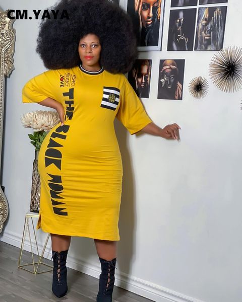 plus size dresses cm yaya size xl 5xl women letter african style midi dress fashin basic side slit t shirt slim 230508, Black
plus size dresses cm yaya size xl 5xl women letter african style midi dress fashin basic side slit t shirt slim 230508, Black