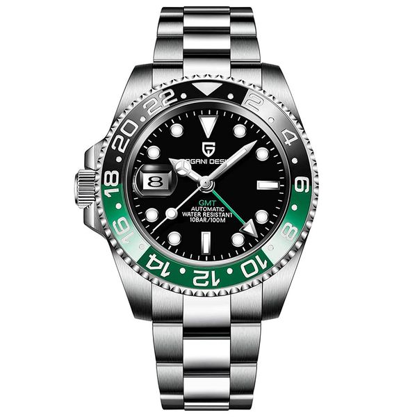 classic left turn needle gmt904l stainless steel men's wrist luxury luminous high-quality watch, Slivery;golden
classic left turn needle gmt904l stainless steel men's wrist luxury luminous high-quality watch, Slivery;golden