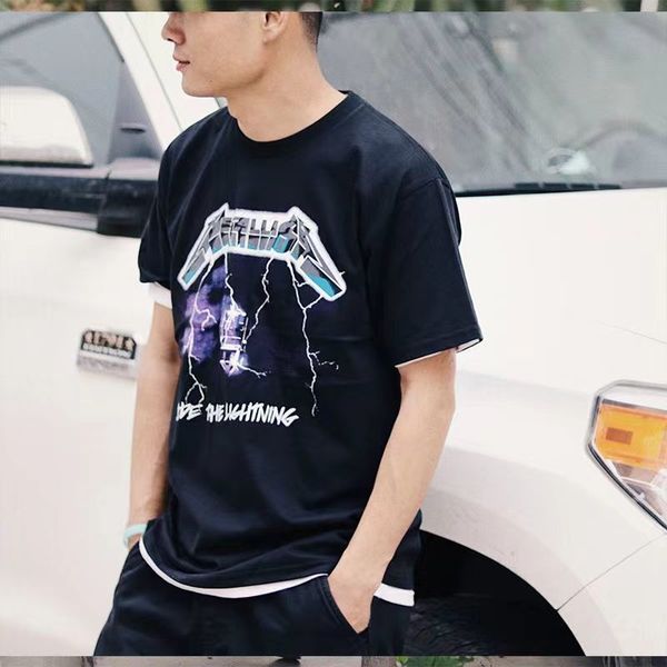 men s t shirts vintage mens 100 cotton lightning print summer oversized t shirt metal rock band women tees clothes 230508, White;black
men s t shirts vintage mens 100 cotton lightning print summer oversized t shirt metal rock band women tees clothes 230508, White;black