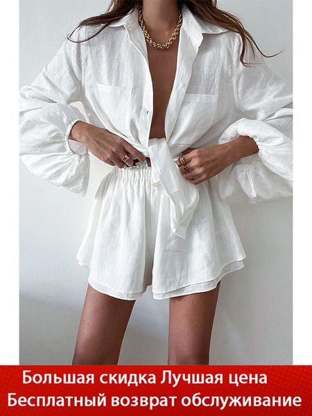 women's tracksuits summer women's shorts sets solid loose 2 two piece set white lantern sleeve blouse shirts shorts suits fit outf, Gray
women's tracksuits summer women's shorts sets solid loose 2 two piece set white lantern sleeve blouse shirts shorts suits fit outf, Gray