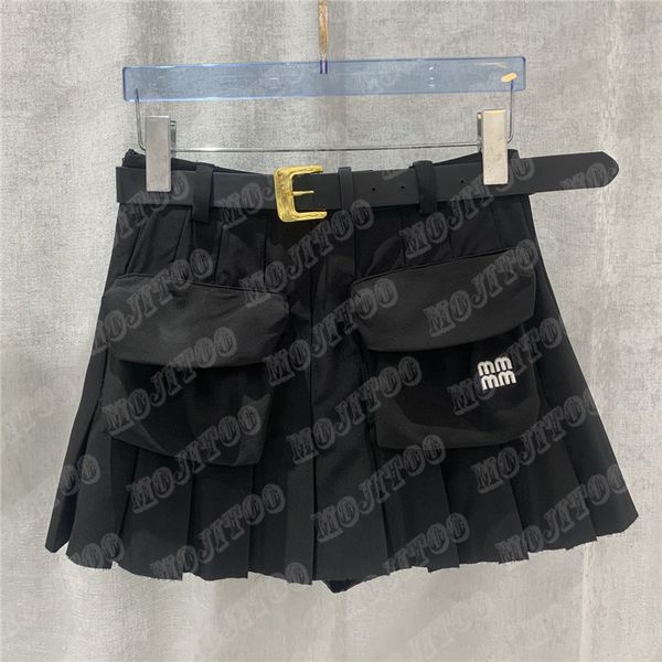 plus size dresses designer women pleated dress mini skirt with belt work wear pocket letter embroidery high waist short ladies party skirts, Black
plus size dresses designer women pleated dress mini skirt with belt work wear pocket letter embroidery high waist short ladies party skirts, Black