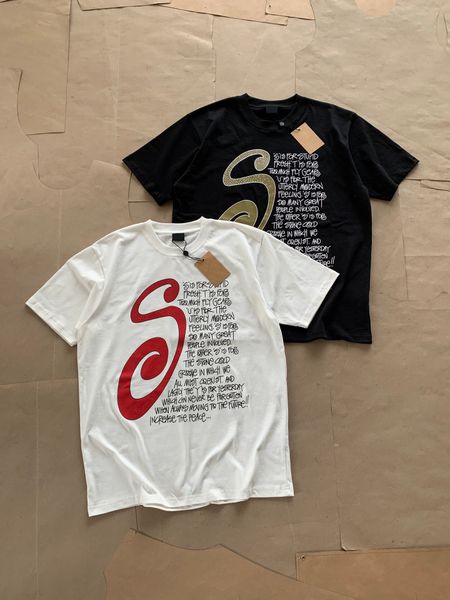 men s t shirts st summer big s printed women s short sleeve t shirt 230508, White;black
men s t shirts st summer big s printed women s short sleeve t shirt 230508, White;black