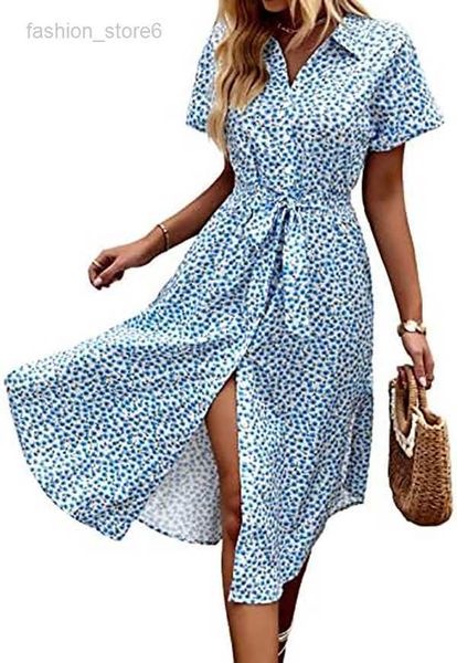 womens summer dress casual ditsy floral tie front button up boho midi tshirt dresses, Black
womens summer dress casual ditsy floral tie front button up boho midi tshirt dresses, Black